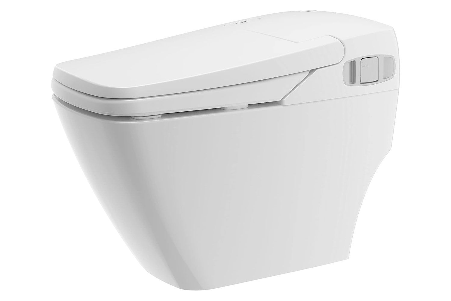 Bio Bidet by Bemis Prodigy P700 Advanced Smart Toilet with Warm Air Dryer, Tankless Design, and Luxury Bidet Features, Elongated, White