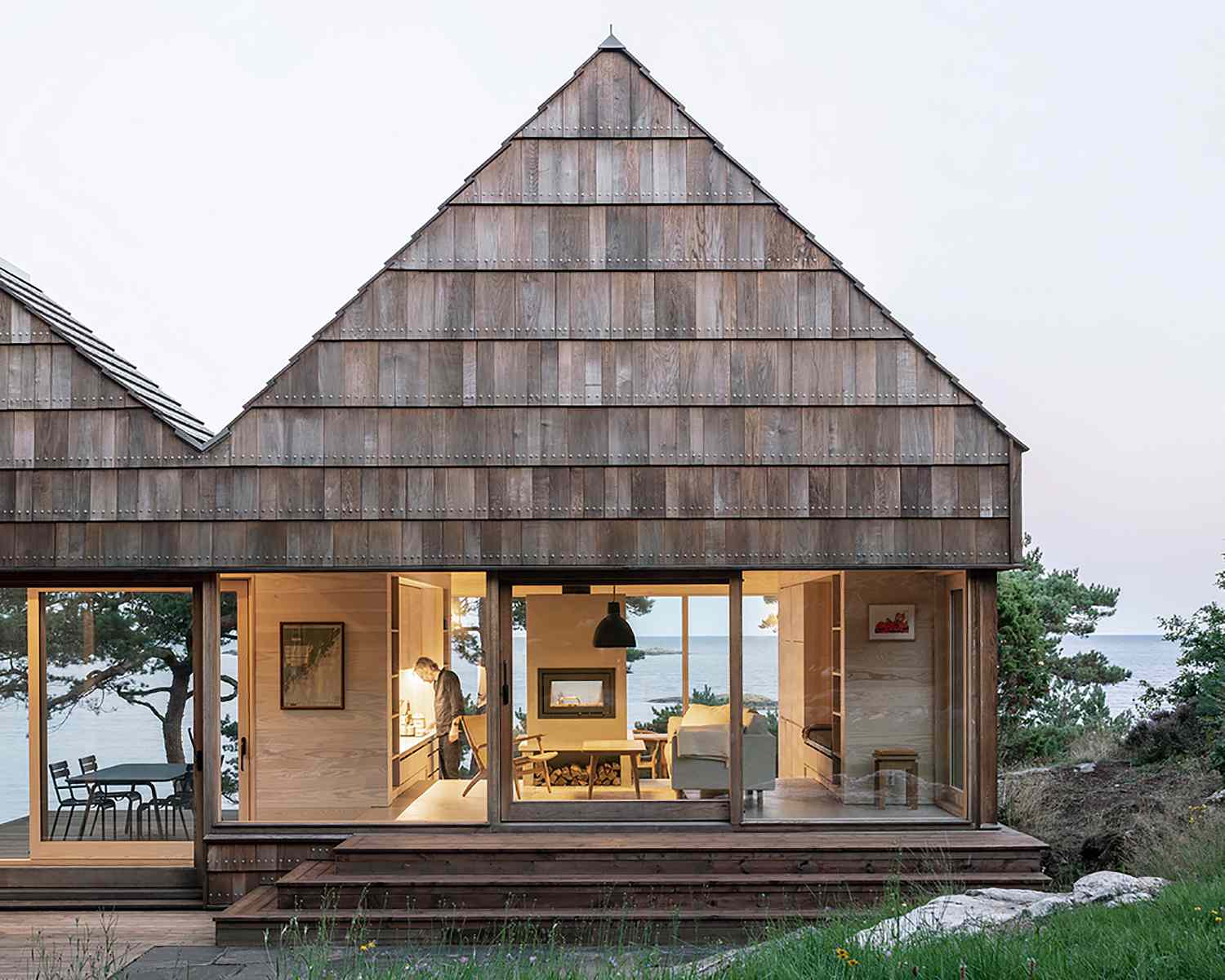 Serene Seaside Retreat Is Constructed With Wood Scraps