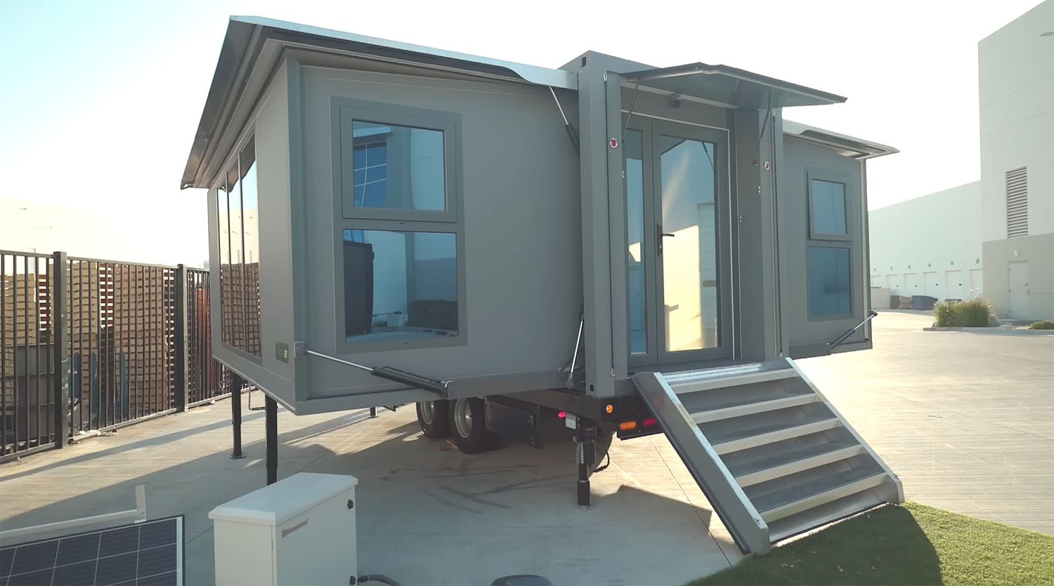 This Foldable Tiny House Expands to twenty Ft Huge